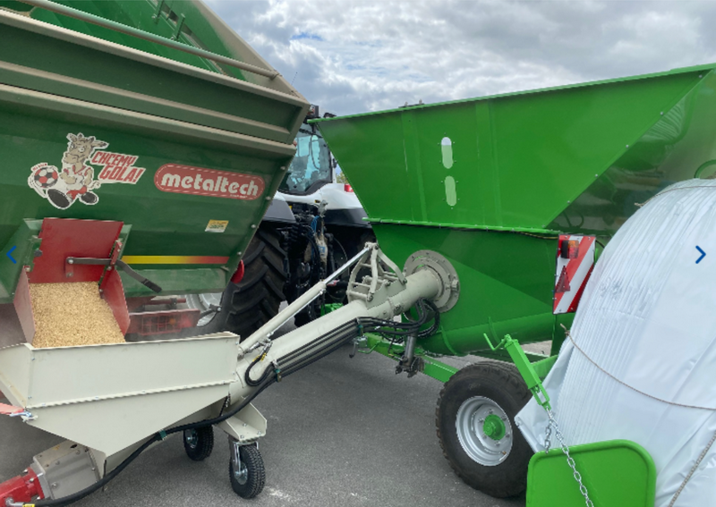 Storage of wet maize in bagss